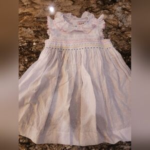 Elegant White Kids Dress with Ruffles